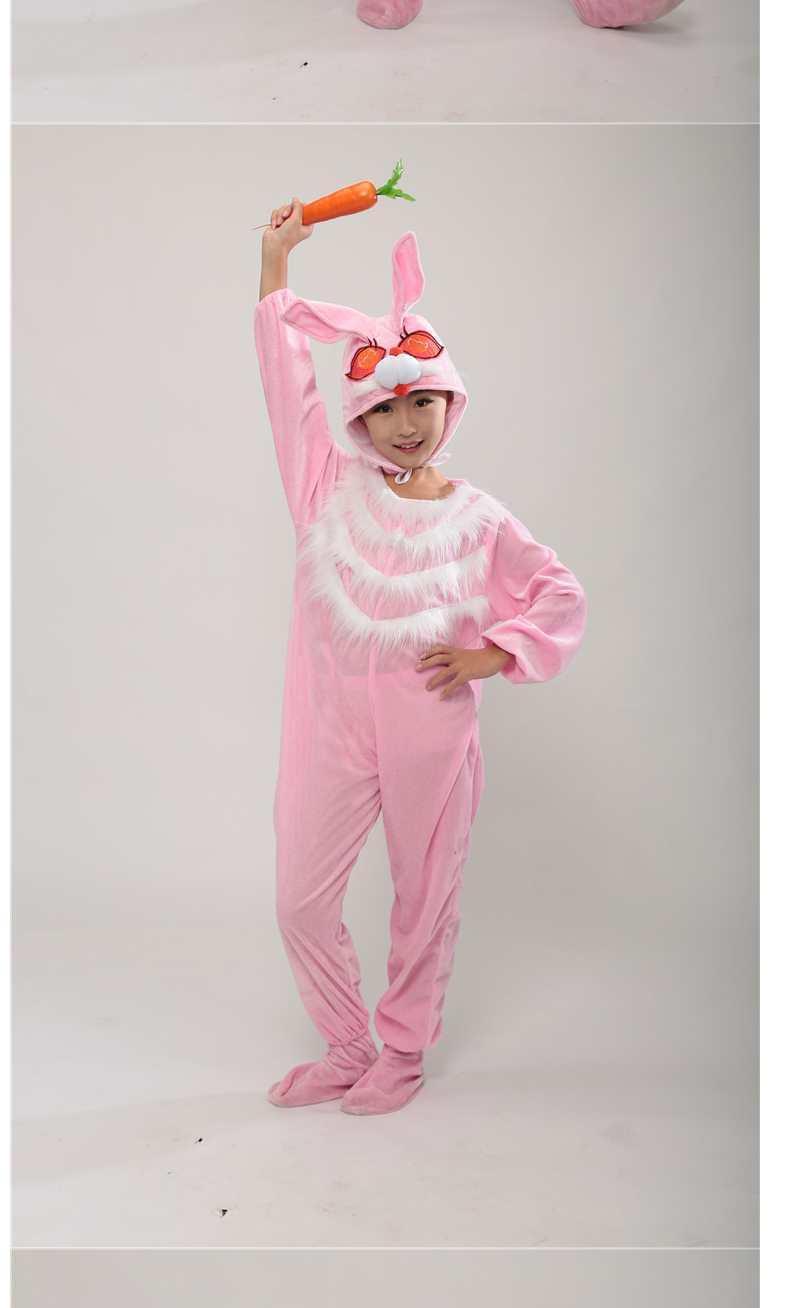 Product Introduction of Kostum Lelaki dan Perempuan, Sehelai, Arnab Putih Kecil, Pemodelan Haiwan Kartun, Sesuai untuk Kostum Persembahan Tarian Pentas Halloween 12