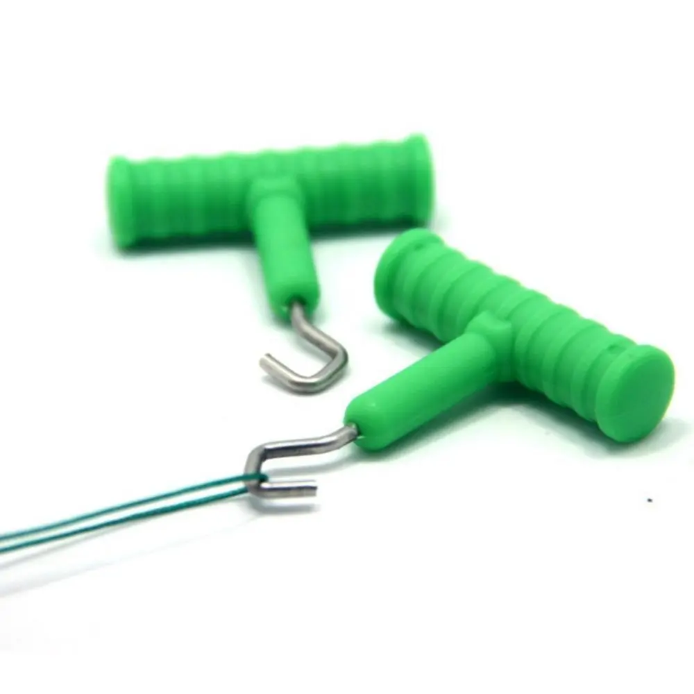 Tay Cầm ABS, 1 Cái, Với Móc Nút Thắt Mịn Bằng Thép Không Gỉ, Dụng Cụ Kéo Nút Thắt Cá Chép, Dụng Cụ Cọc Làm Thiết Bị, Thiết Bị Câu Cá Thiết Bị Đầu Cuối, Phụ Kiện