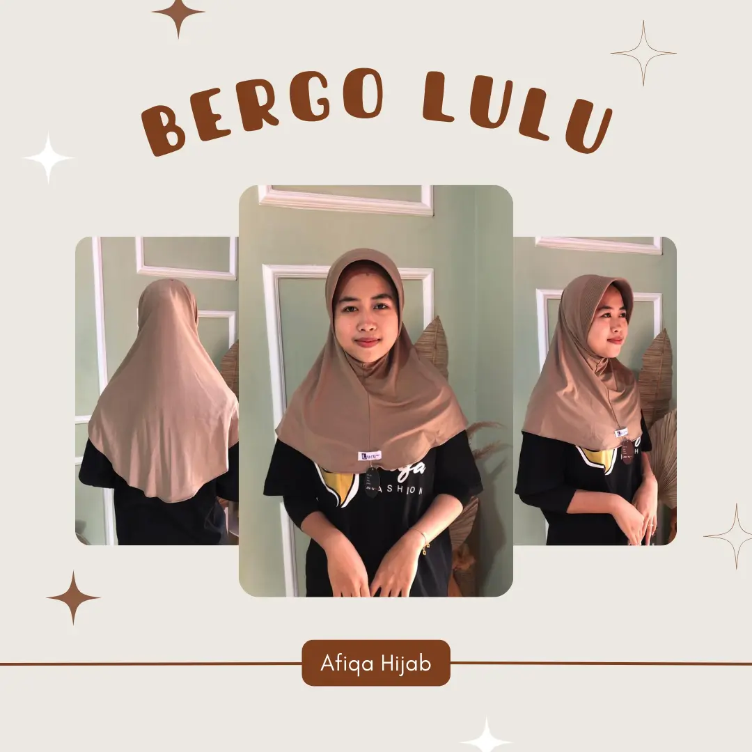 Hijab Instan Sport Pet Matt Jersey Premium by LuLu - Bergo Lulu