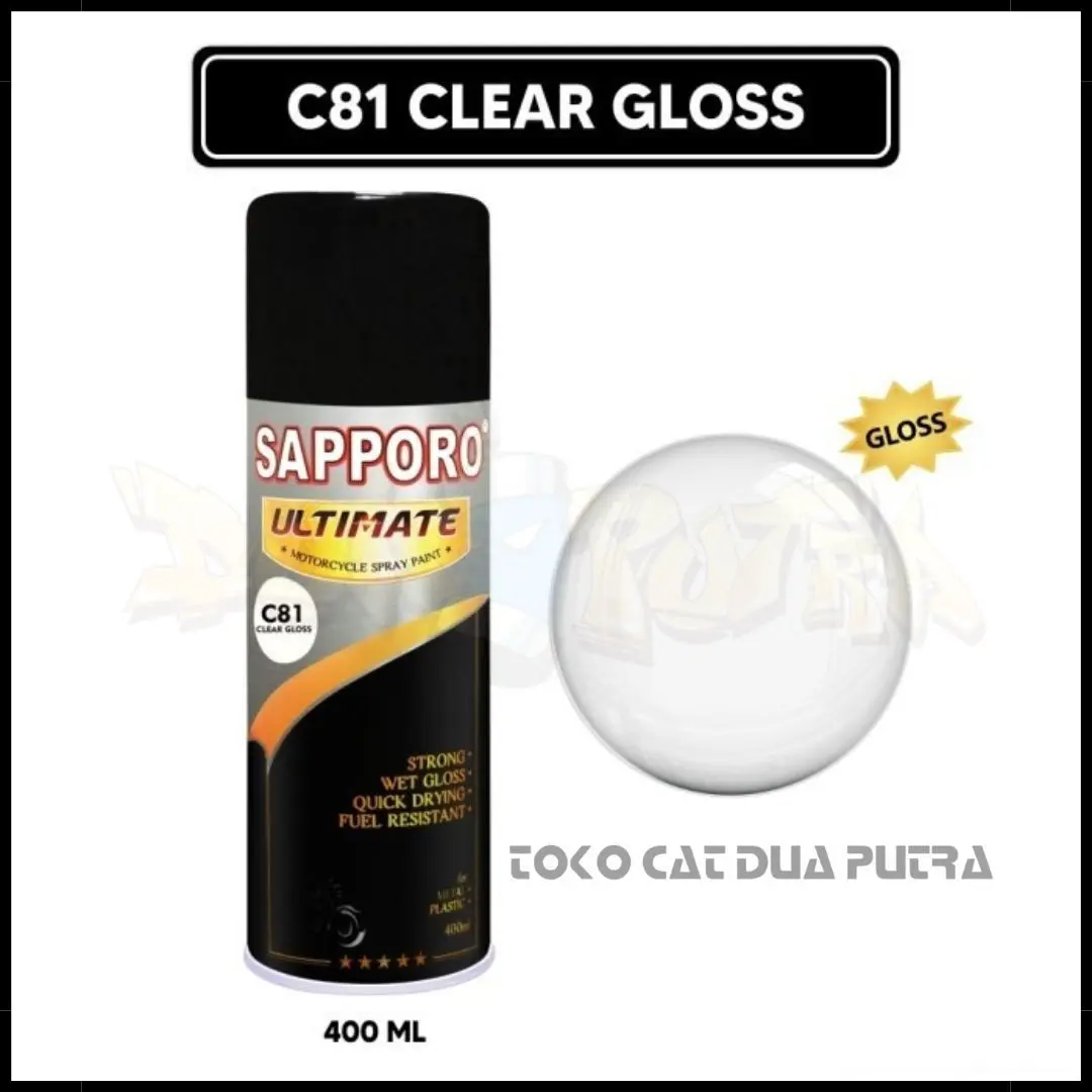 Sapporo Ultimate 400ml C81 Clear Gloss