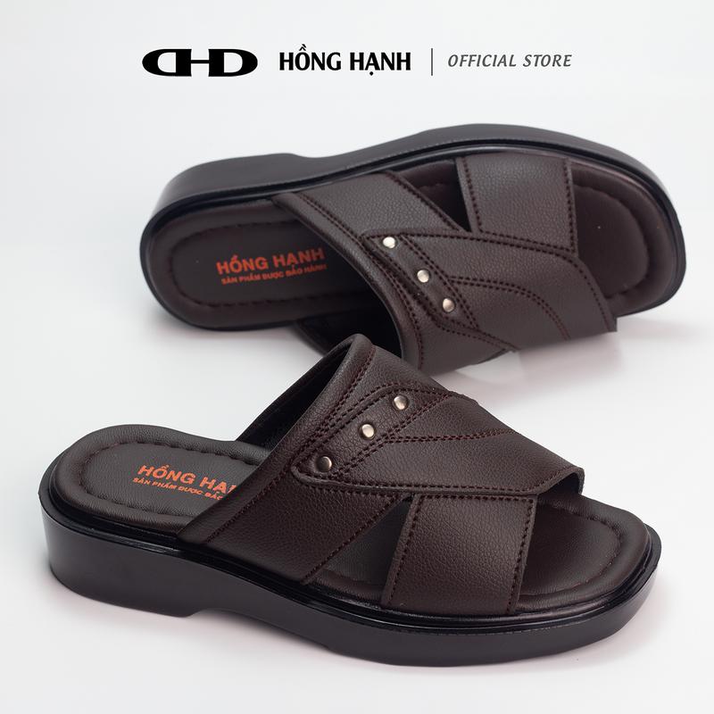 Dép Nam Hồng Hạnh, dép quay ngang cao cấp DH09, dép nam cao cấp gia công chắc chắn