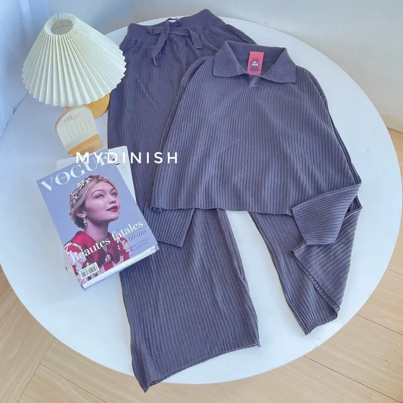 One set Geani - Stelan Rajut Wanita Terbaru Setelan 5