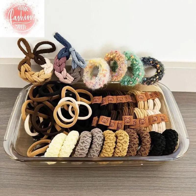 Set Chun Tóc (136 Chi Tiết) Cho Mẹ Và Bé, Combo Chun Tóc Nhiều Màu Mẫu Đủ Size Siêu xᶖnh (PKPX)