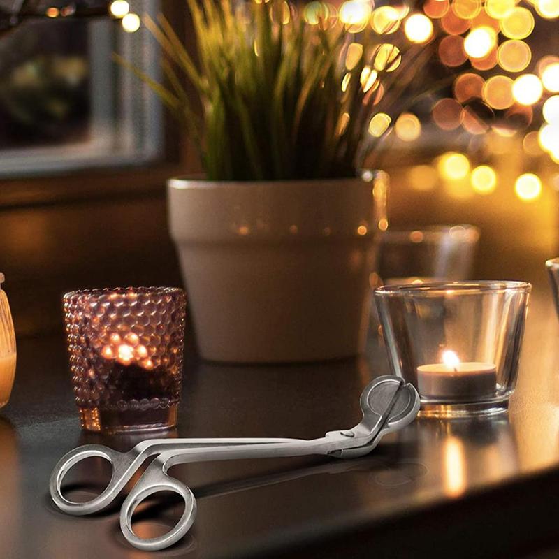 Candle Wick Trimmer Without Candle, 1 Count Stainless Steel Candle Wick Cutter, Portable Candle Wick Trimmer Tool 3