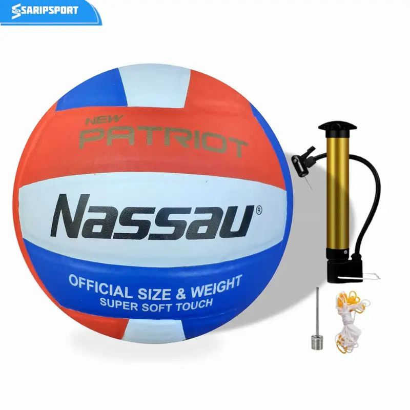 BOLA VOLI NEW PATRIOT SIZE 5 free pentilator dan jaring bola Ball Pompa 6