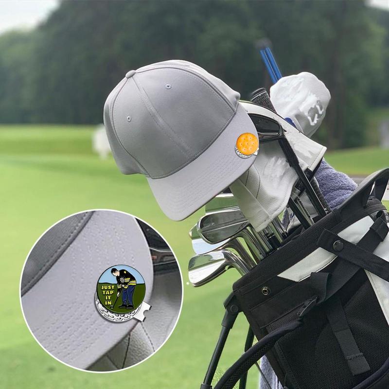 Product Introduction of Funny Golf Ball Marker with Magnetic Hat Clip Set, 5 Counts/set Golf Accessories for Men Golfers Dad Boyfriend Husband Birthday Retirement Fathers Day 2