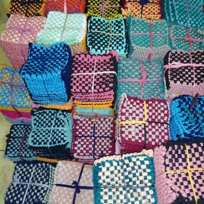 Cempal Rajut Anti Panas Anyaman Lap Tahan Panas Per Pcs 1