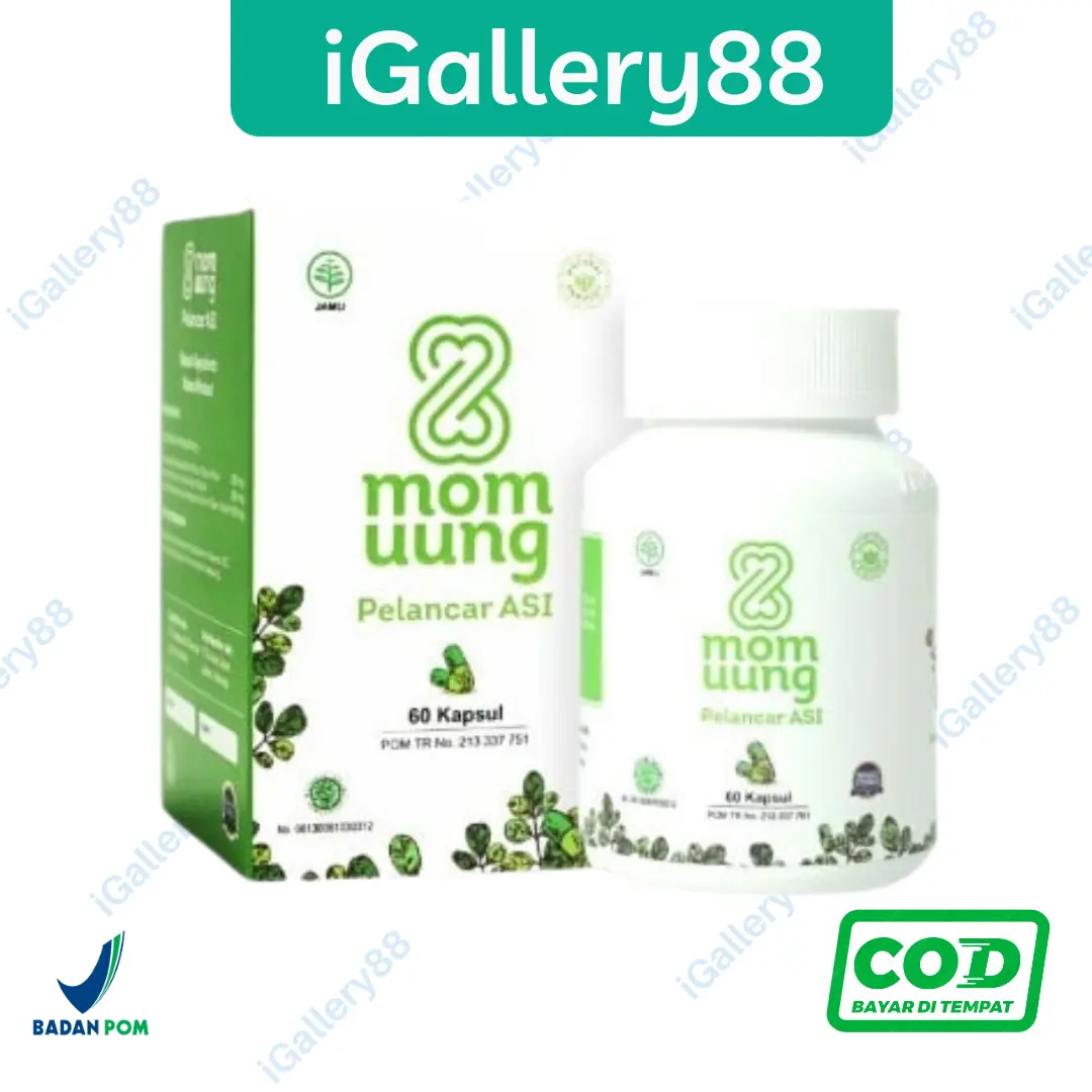 Mom Uung Asi Booster Pelancar Asi 30 60 Kapsul Mommy Ibu