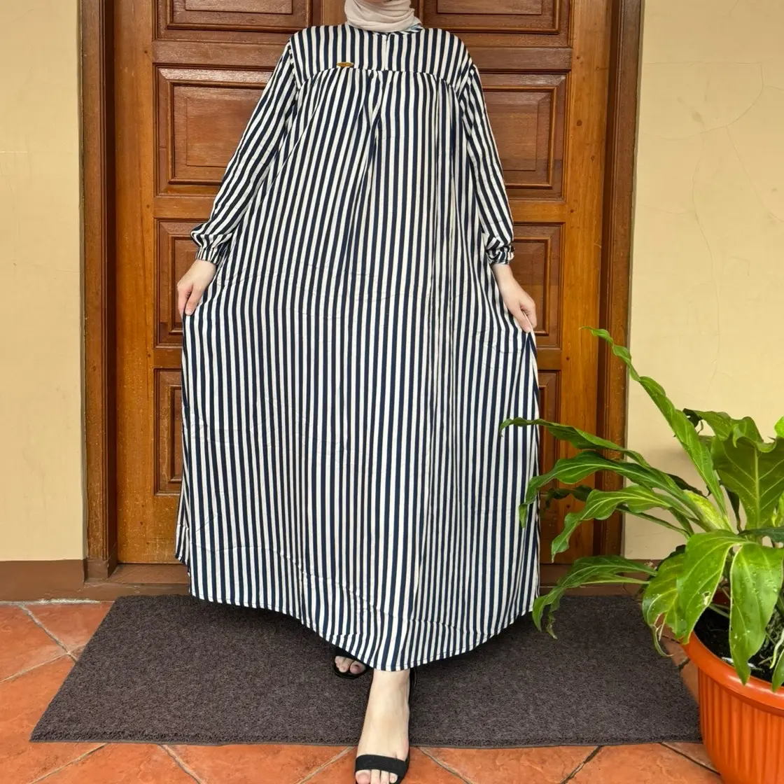 Dress Salur Terbaru Kekinian Wanita Muslim