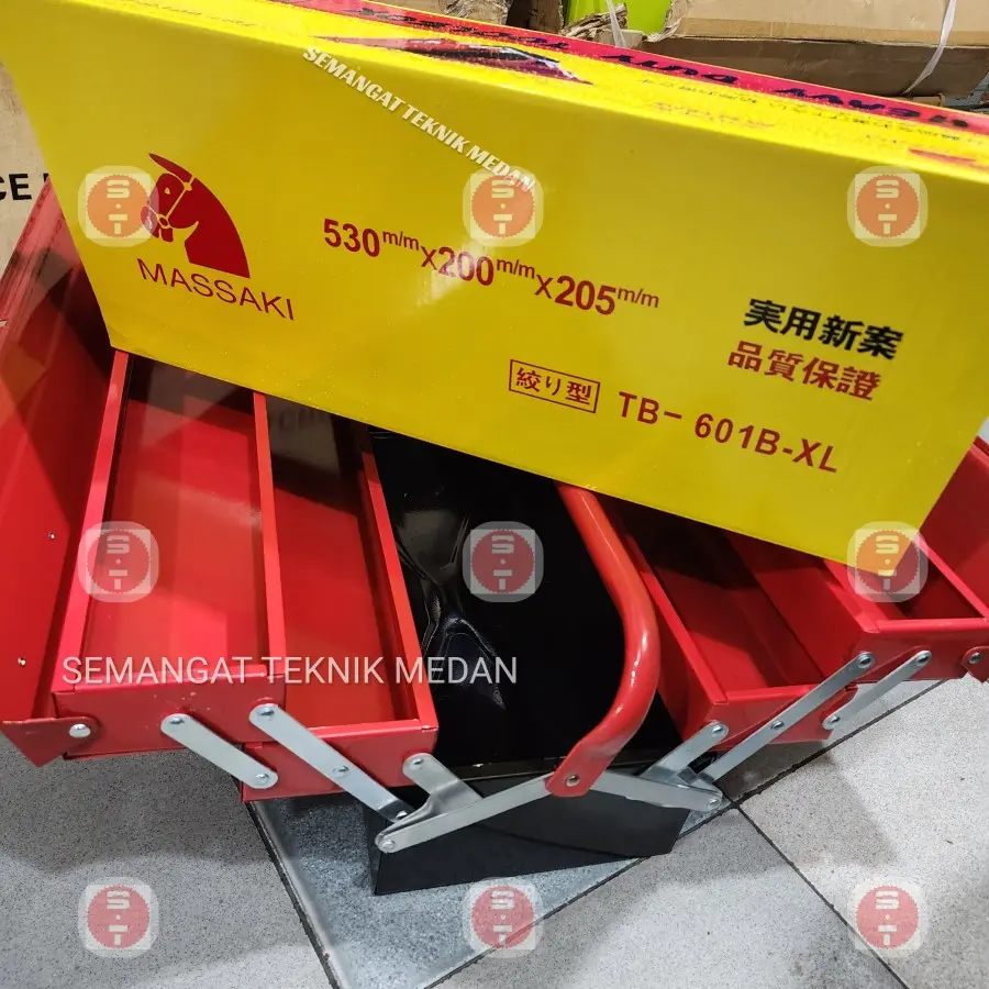 TOOL BOX TOOLBOX KOTAK PENYIMPANAN PERKAKAS TUKANG 3 TINGKAT MASSAKI ...