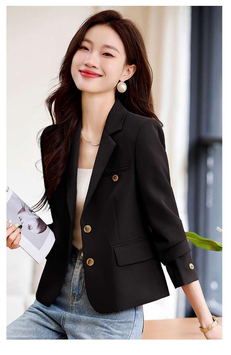 Product Introduction of Áo Khoác Vest Ngắn, Cao Cấp, Thích Hợp Cho Mùa Xuân Và Mùa Thu, Hàng Mới Về Năm 2025, Phong Cách Thường Ngày Nhỏ Thanh Lịch, Bộ Đồ Công Sở, Dành Cho Nữ, Áo Trên Top Women 28