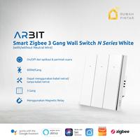 Gambar ARBIT Zigbee Wall Switch N Series 1 2 3 Gang Saklar Pintar Smart Home White Tuya dari ARBIT Smart Home Kota Administrasi Jakarta Barat 4 Tokopedia