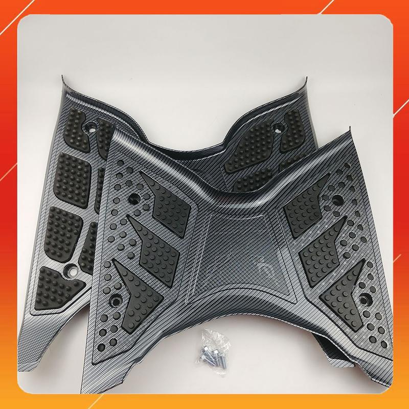 Thảm lót để chân Carbon xe Sh nam năm 2020 2021 2022 2023 2024 2025 bản 125i 150i 160i 350i cacbon - tấm trải sàn gác chân trước 125 150 160 350- phụ kiện trang trí