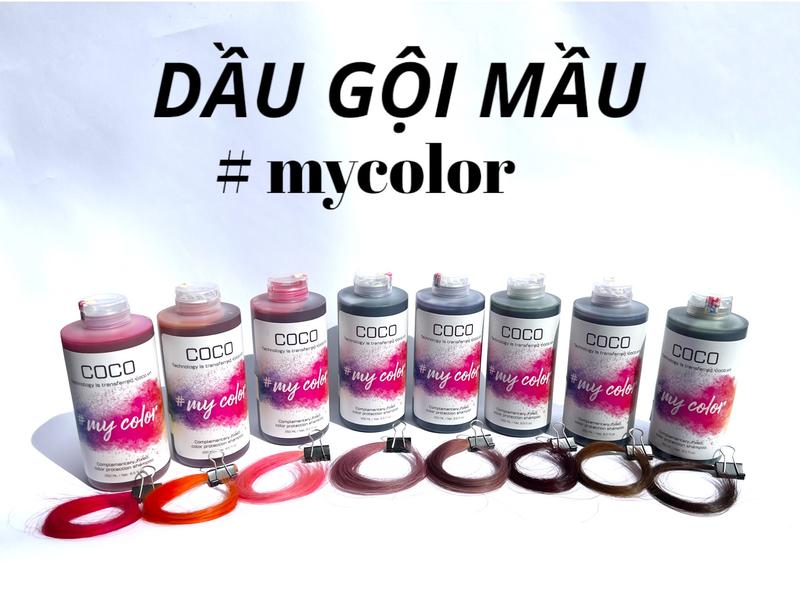 DẦU GỘI BÙ MÀU COCO dành cho tóc nhuộm và tóc tẩy giữ màu tóc lâu phai.