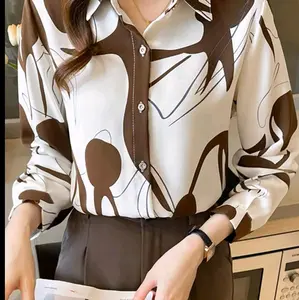 ld 114 pj 70 kemeja mewah brown cuantik