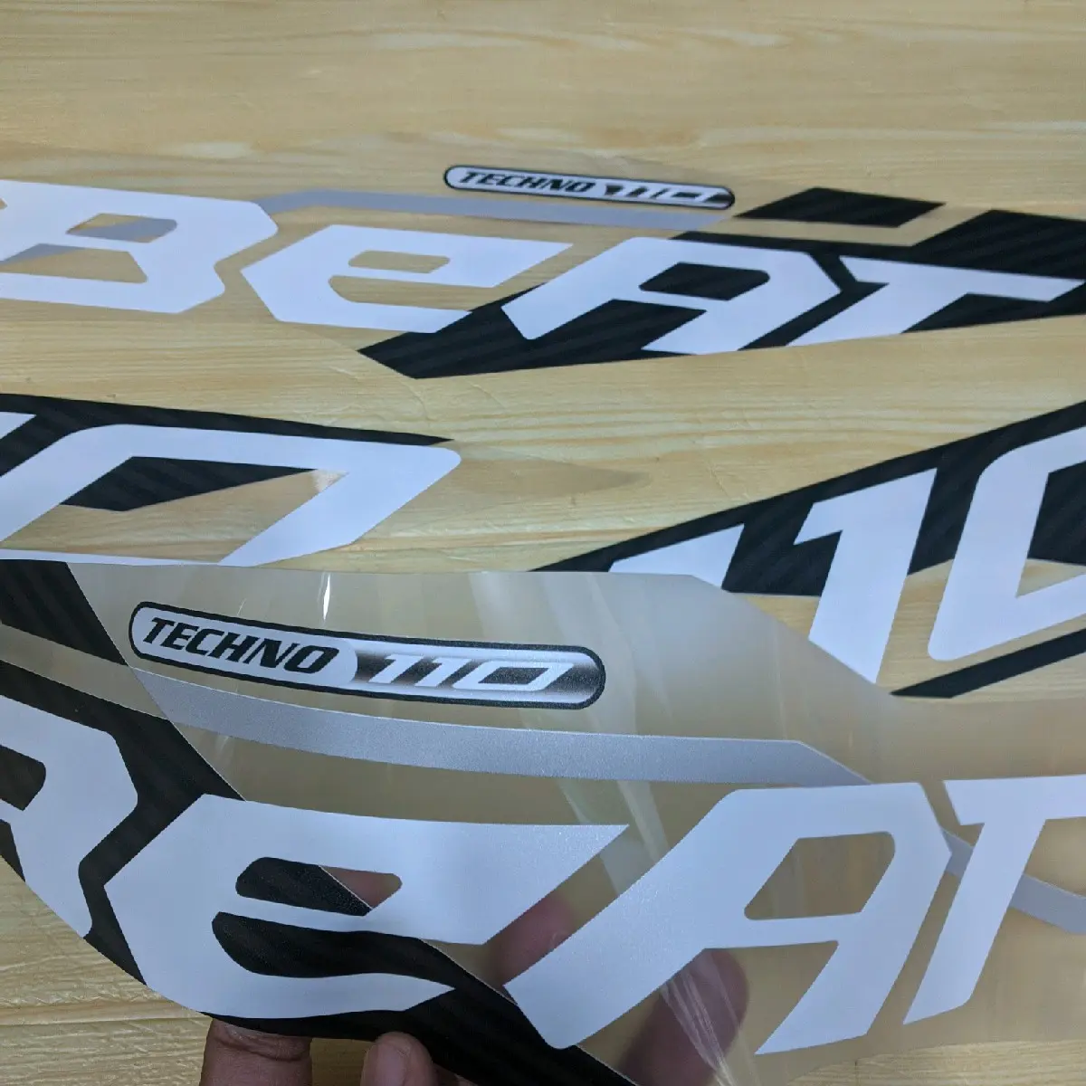 STRIPING TRANSPARAN HONDA BEAT NEW 2016-2019 MALAYSIA