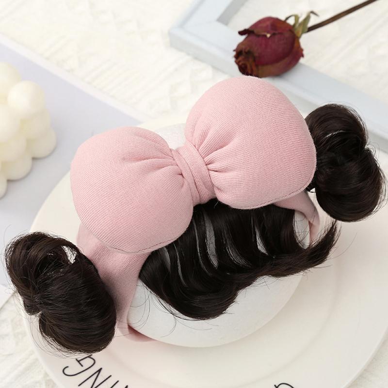 Product Introduction of Băng Đô Tóc Giả Cho Em Bé Và Trẻ Em, Thời Trang, Dễ Thương, Dành Cho Trẻ Em Gái, Kiểu Nơ, Thích Hợp Cho Trẻ Sơ Sinh Và Trẻ Mới Biết Đi, Mũ Tóc Giả, Sợi Tóc, Mũ Đội Đầu Hóa Trang, [Lww] Cho Bé Phụ Kiện Tóc 29