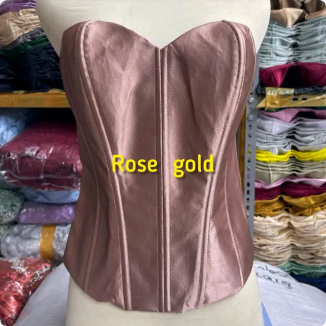 Daleman kebaya kamisol longtorso kemben bustier korset kebaya satin Polos Wanita