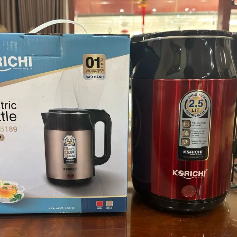 Ấm siêu tốc Korichi 2.5L - Hàng chính hãng