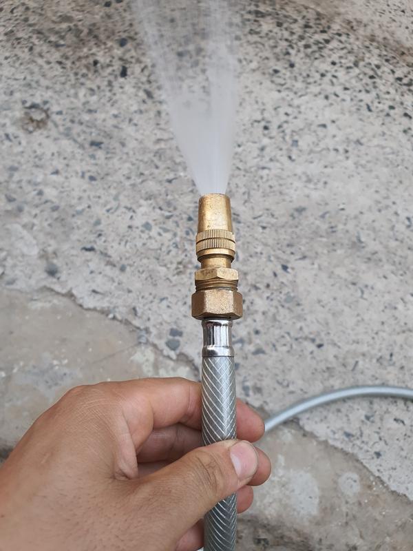 Dây Rửa Xe Gia Đình Bộ Dây Tưới Cây Tại Nhà Đầu Vòi Tăng Áp Ống Màu Xám Phi 14mm 2 Đầu Ren 21mm Kenta Các Độ Dài 5m 8m 10m 15m 20m 3