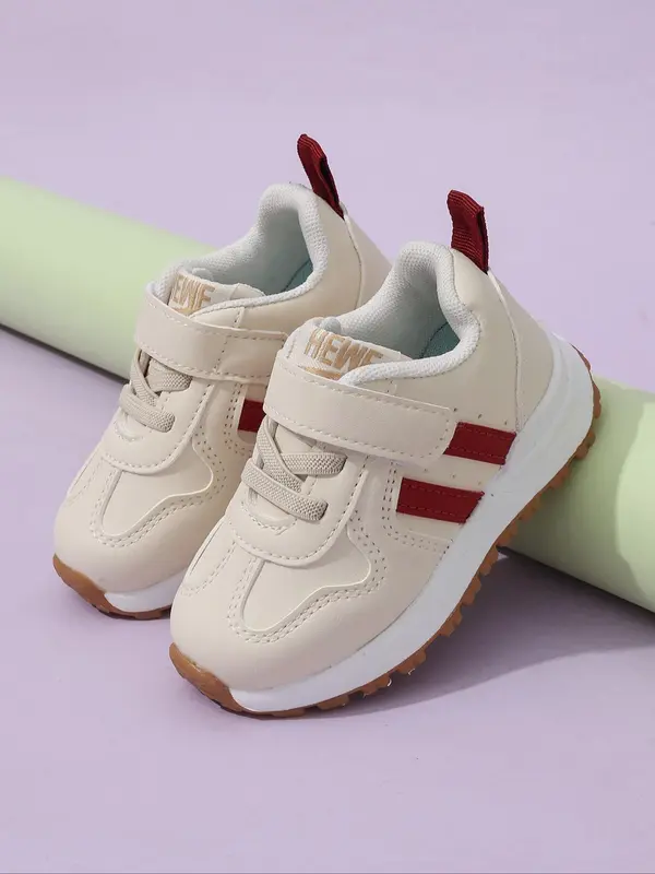 Toddler Boy's Patchwork Velcro Design Sneakers, Casual Comfortable Non-slip Sports Running Shoes, All-match Round Toe Shoes for Daily Wear 2