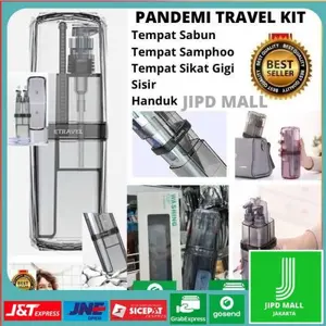 Travel Kit Toiletries Portabel Tempat Sabun Sisir Handuk ury 111153