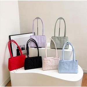 กระเป๋าสะพายข้างผู้หญิง Gentlewoman กระเป๋าผ้าแคนวาส กระเป๋าใต้วงแขน กระเป๋าถือ ความจุมาก มีให้เลือก 6 สี tote  bags shoulder  bag