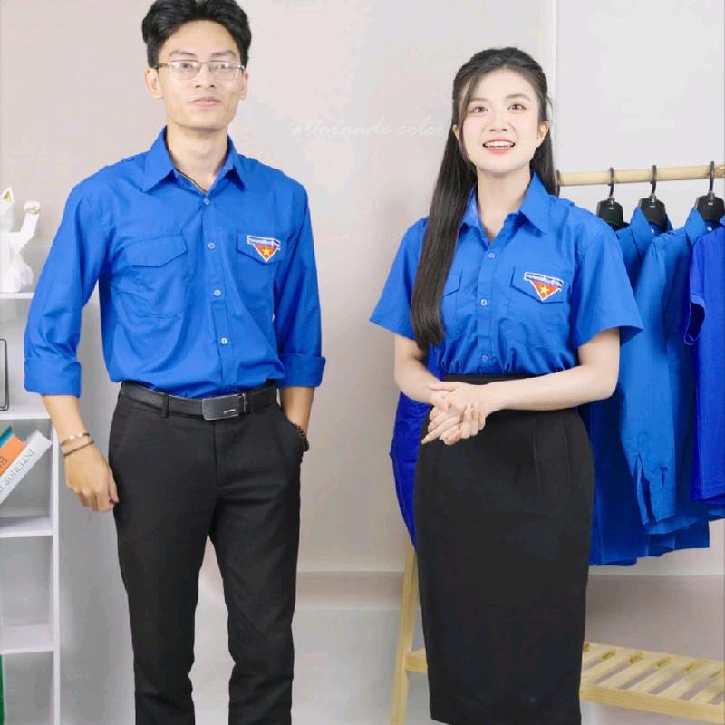Áo sơ mi đoàn thanh niên mẫu chuẩn 0