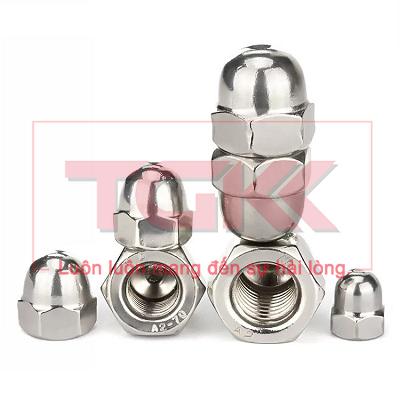 Đai ốc mũ inox 201 (M3-M10) 3