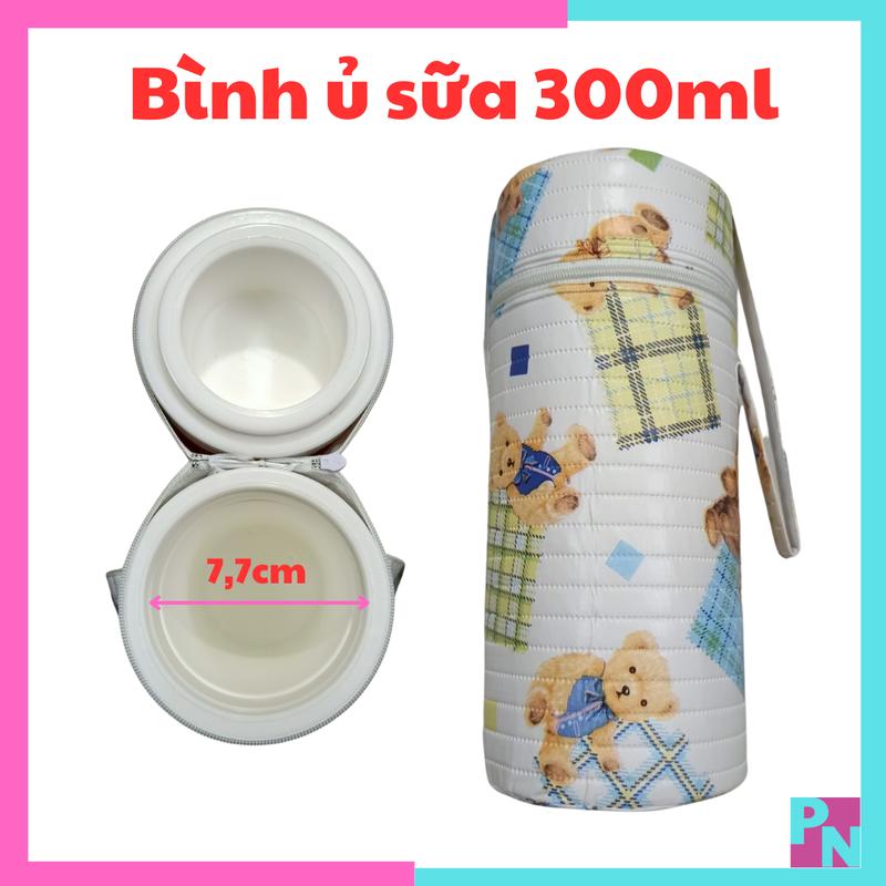 Bình ủ sữa 300ml Thái Lan ủ bình sữa sử dụng cho bình sữa cổ rộng 240ml - 300ml - 360ml (có thể ủ cháo giữ nóng trong nhiều giờ)