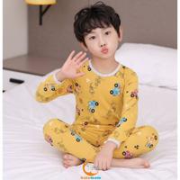 Gambar Halomam - Pajamas Character Baby ( Baju tidur anak /piyama baby 0-3 tahun ) Newborn - Dino Grey, 0-6M dari halomam Kota Tangerang Selatan 2 Tokopedia