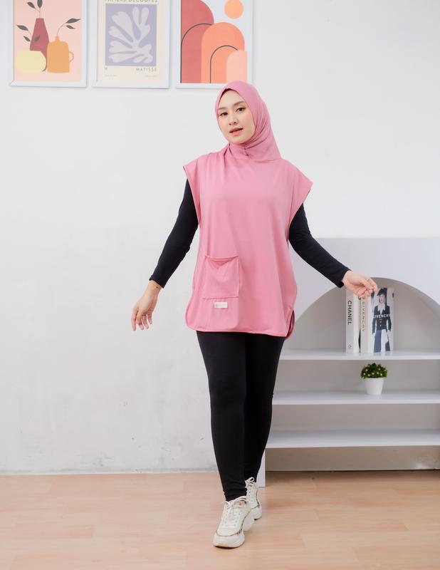Adhisti - Rompi Hijab Olahraga Wanita Instan - Vest Hijab Sporty Olahraga Wanita 5