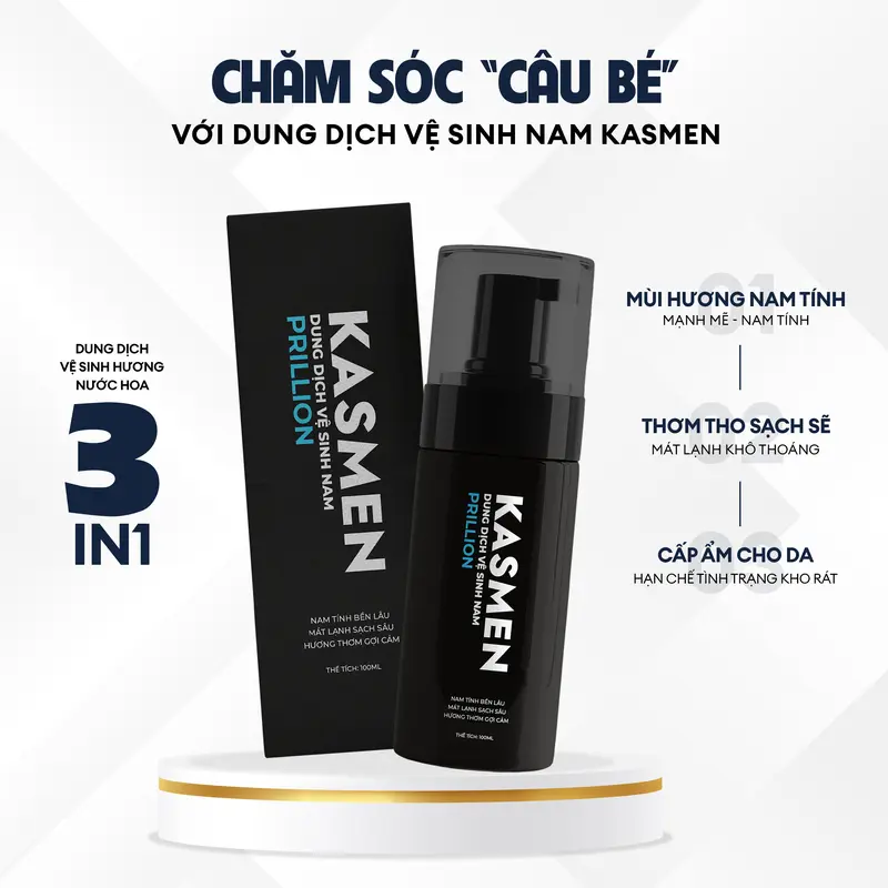Dung Dịch Vệ Sinh Dành Cho Nam Giới - Sạch Khuẩn - Thơm Mát 3