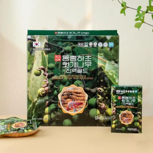 [HÀNG MỚI] Nước Bổ Gan, Mát Gan Đông Trùng Cao Cấp Hàn Quốc, Hộp 30 gói
