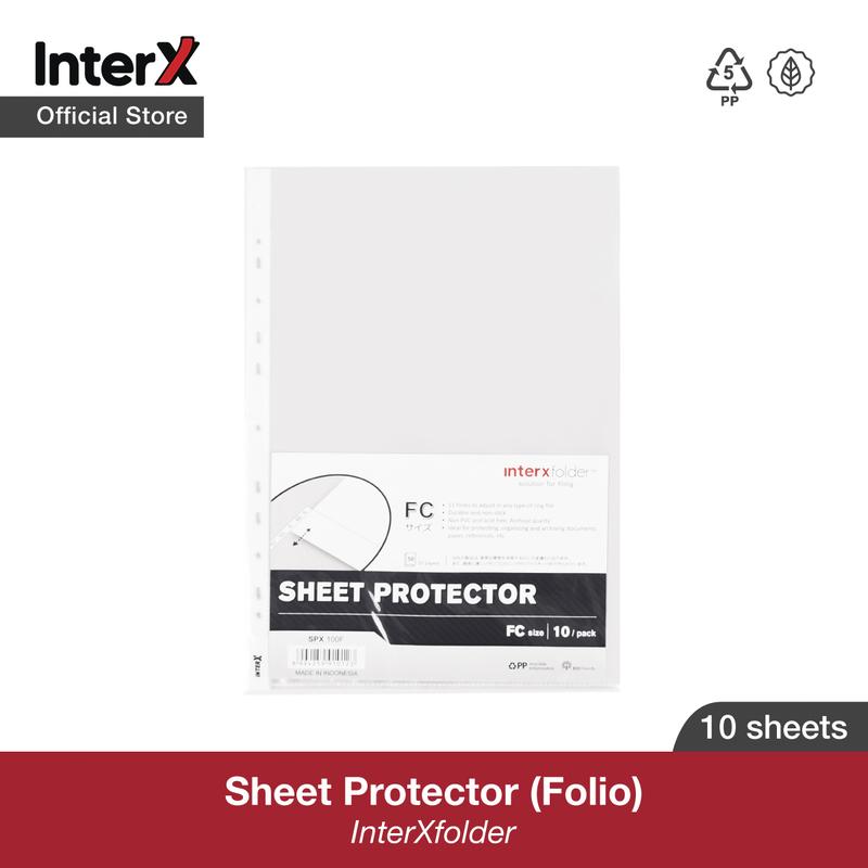Interx Sheet Protector FC isi 10 0