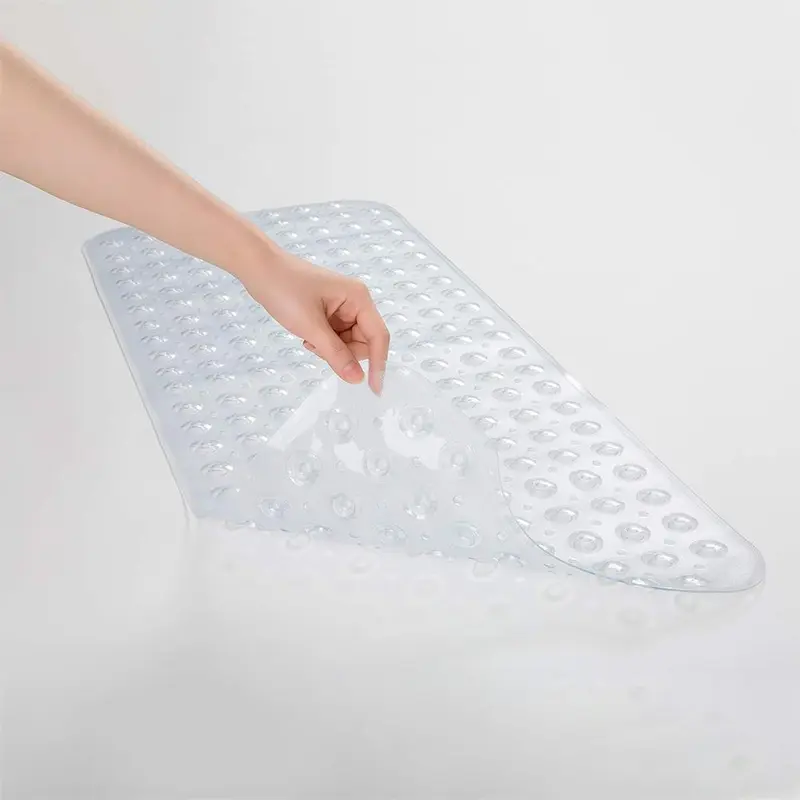 Bathtub & Shower Mat with Suction Cup Design, Non-slip Folding Bath Mat, Bathroom Accessories, Bathroom Gadget, Home Essentials, Best Friend Gifts, Bathroom Accessories, Home Goods 7