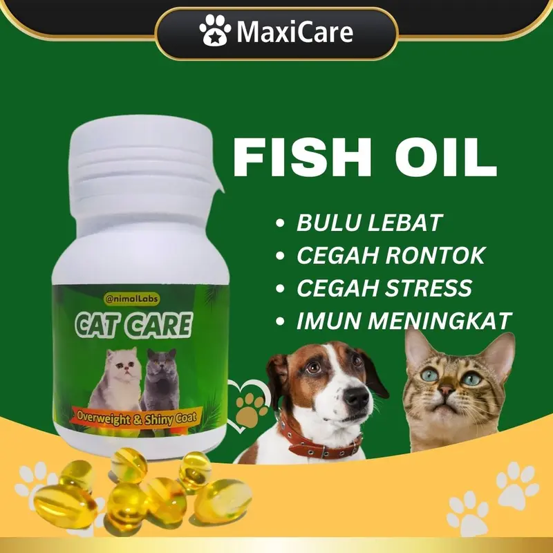 Fish Oil Minyak ikan Untuk Kucing Multivitamin 2