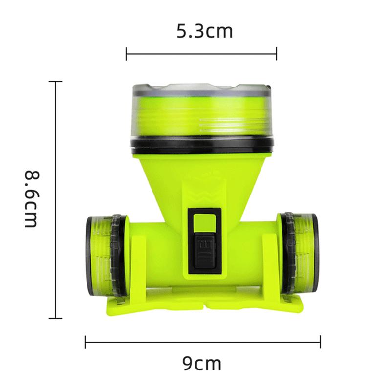 Product Introduction of 【Local】Diving Headlight Rechargeable Professional Flashlight Waterproof Led Fishing Flashlight 1200mAh 35