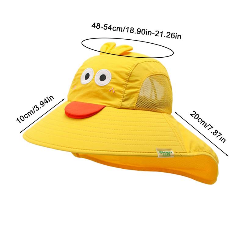 Product Introduction of Mũ Bucket Cho Em Bé Mùa Hè, Mũ Chống Nắng Đi Biển, Thoáng Khí, Thiết Kế Hoạt Hình, Mũ Ngư Dân Cho Trẻ Em, Che Tai Cổ Ngoài Trời, Chống Tia UV, Thích Hợp Cho Trẻ Em, Mũ Đi Biển 22