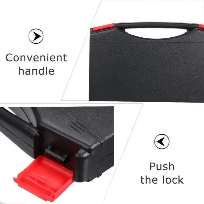 Kotak Perkakas Serbaguna Lapis Busa Hard Carry Case Mesin Bor Senter Network Tool Box Foam Size S M L 6