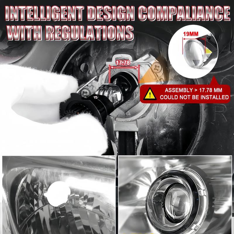 Product Introduction of ZTZPIE. 100000 LM 1000W CSP 3570 CHIP 6000K EMC Canbus lens H4 H7 9005 9006 Led Headlight For Car Light NO ERROR Bulb 12V Lamp 2