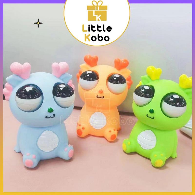 Rồng Mắt Lồi Squishy Nắn Bóp Đàn Hồi Giảm Stress Slime Hình Rồng Khủng Long Đồ Chơi Trẻ Em Hot Trend Giảm Căng Thẳng