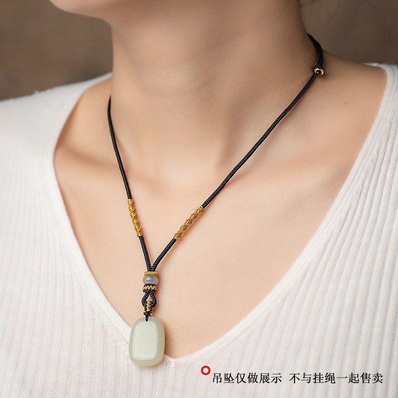 Dây Treo Cổ, Dây Treo, Dành Cho Nam Và Nữ, Màu Đỏ Và Đen, Dây Vòng Cổ, Mặt Dây Chuyền Dệt Tay, Dây Treo Trang Sức Chain Jewelry Kiềng 1