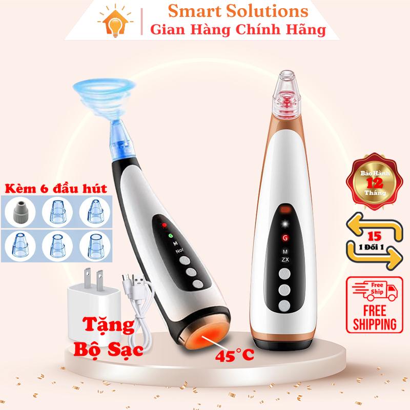 Máy hút mụn chăm sóc da 3 chế độ làm sạch lỗ chân lông bảo hành 12 tháng