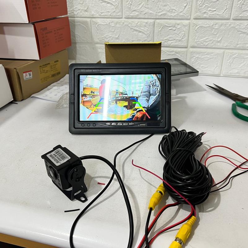  Bộ Cam Lùi Kèm Màn Hiển Thị 7inch - Chuyên Dụng Cho Xe Tải Chạy Điện 12-24V 