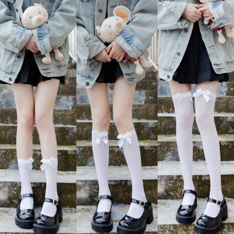 Tất JK Kiểu Nhật Phong Cách Lolita ,Tất Nữ Nơ Bướm- Duaxinhstore 8
