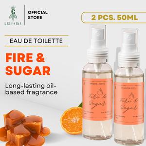 [ BUY 1 TAKE 1 GREENIKA SPRITZ WOMEN'S PERFUME ] Long Lasting Greenika Spritz Fire & Sugar - Oil Based Perfume for Women,  Eau de Toilette Fragrance for Women with Citrus and Caramel – Sweet & Spicy Scent, Perfume for Woman Body Spray