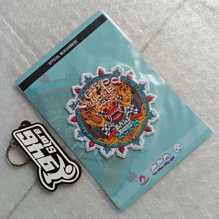 Patch Bordir Vespa World Day Bali 2022 Original Official Merchendise 2