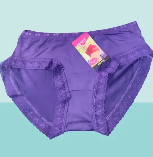CD RENDA DEWASA ISI 3 PCS/CELANA DALAM RENDA DEWASA TERBARU/CD RENDA ISI 3 PCS Katun Motif Nyaman Wanita 2
