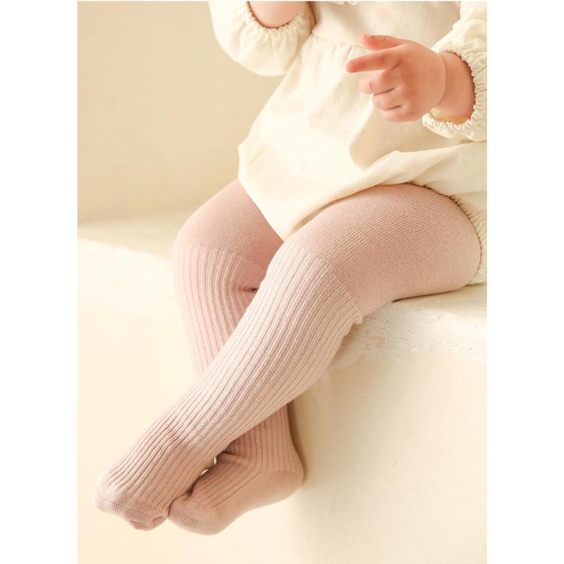 Product Introduction of Warm Knitted Baby Tights Cotton Breathable Kids Pantyhose Solid Color Children Leggings 19
